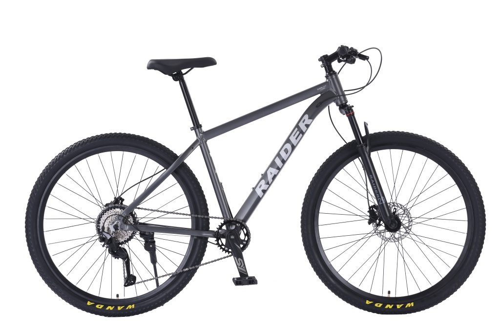 Raider MTB 26-inch mountain bike in grey
